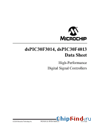 Datasheet dsPIC30F3014 manufacturer Microchip