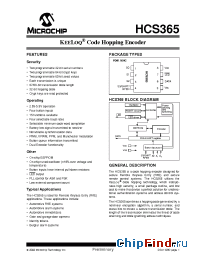 Datasheet HCS365T manufacturer Microchip
