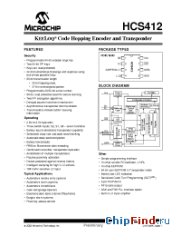 Datasheet HCS412I manufacturer Microchip