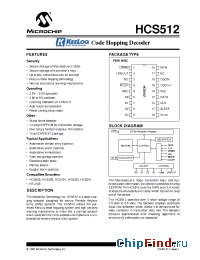 Datasheet HCS512-ISN manufacturer Microchip