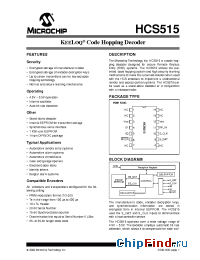 Datasheet HCS515T-/P manufacturer Microchip