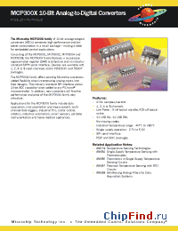 Datasheet MCP3002 manufacturer Microchip