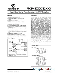 Datasheet MCP41010T manufacturer Microchip