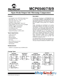 Datasheet MCP6546 manufacturer Microchip