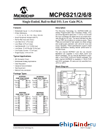 Datasheet MCP6S28-I/SL manufacturer Microchip