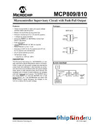Datasheet MCP809/810 manufacturer Microchip