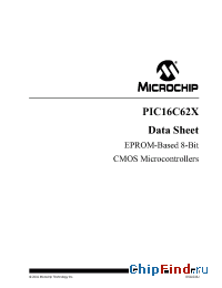 Datasheet PIC16C620A-04 manufacturer Microchip