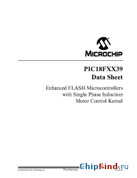 Datasheet PIC18F2539 manufacturer Microchip