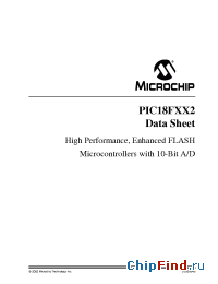 Datasheet PIC18F442-I/P manufacturer Microchip