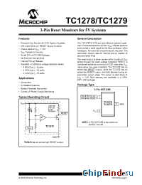 Datasheet TC1279-5ENBTR manufacturer Microchip
