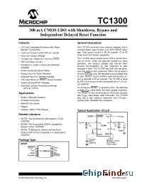 Datasheet TC1300R-2.5VUA manufacturer Microchip