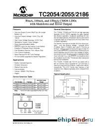 Datasheet TC2054-VGVCT manufacturer Microchip