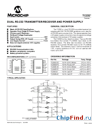 Datasheet TC232MJE manufacturer Microchip