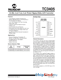 Datasheet TC3405VQR manufacturer Microchip