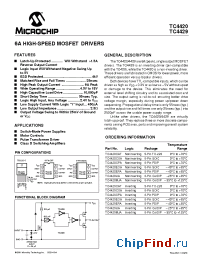 Datasheet TC4420CPA manufacturer Microchip