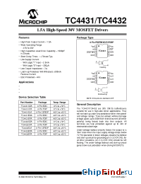 Datasheet TC4431EOA manufacturer Microchip