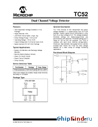 Datasheet TC52N3330ECT manufacturer Microchip