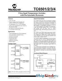 Datasheet TC6501P065VCT manufacturer Microchip