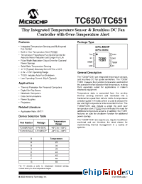 Datasheet TC6501P105VCTTR manufacturer Microchip