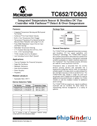 Datasheet TC653BDVUA manufacturer Microchip