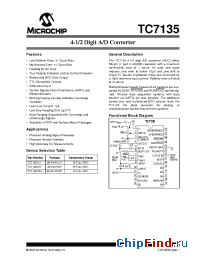 Datasheet TC7135CLI manufacturer Microchip
