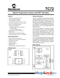 Datasheet TC72-5.0MUATR manufacturer Microchip