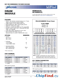 Datasheet MT16D832 manufacturer Micron