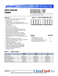 Datasheet MT16VDDT3264AG-40B__ manufacturer Micron
