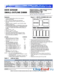 Datasheet MT18VDDT12872PHG-335_ manufacturer Micron