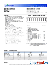 Datasheet MT18VDDT6472LAIG-265__ manufacturer Micron