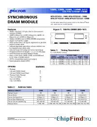 Datasheet MT2LSDT432UG-10__ manufacturer Micron
