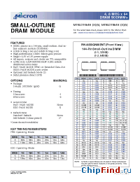 Datasheet MT4LDT464H manufacturer Micron