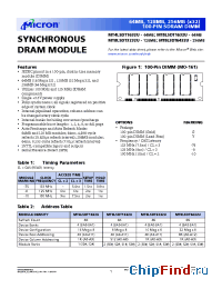 Datasheet MT4LSDT1632UY-75__ manufacturer Micron