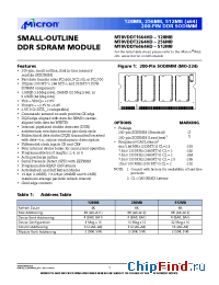 Datasheet MT8VDDT3264HDY-262__ manufacturer Micron