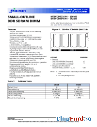 Datasheet MT8VDDT6464HG-40B__ manufacturer Micron