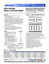 Datasheet MT9VDDT1672HIY-265__ manufacturer Micron