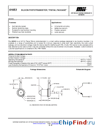Datasheet 61053-X01 manufacturer Micropac