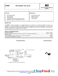 Datasheet 61063-001 manufacturer Micropac