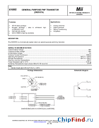 Datasheet 61095 manufacturer Micropac