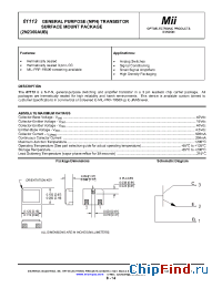Datasheet 61113-001 manufacturer Micropac
