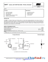 Datasheet 62017-X01 manufacturer Micropac