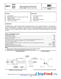 Datasheet 66015 manufacturer Micropac