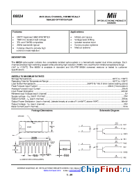 Datasheet 66024-000 manufacturer Micropac