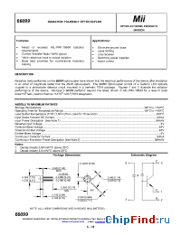 Datasheet 66099-003 manufacturer Micropac