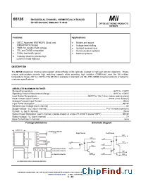Datasheet 66126-012 manufacturer Micropac