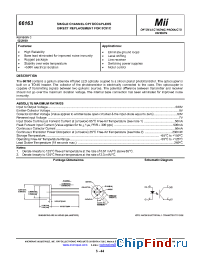 Datasheet 66163-101 manufacturer Micropac