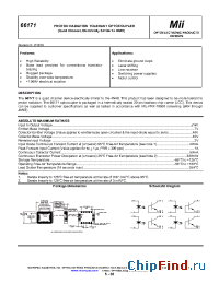 Datasheet 66171-003 manufacturer Micropac