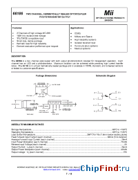 Datasheet 66186-003 manufacturer Micropac