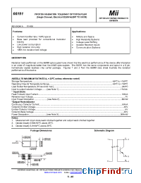 Datasheet 66191-101 manufacturer Micropac