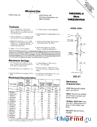 Datasheet 14KESD130A manufacturer Microsemi